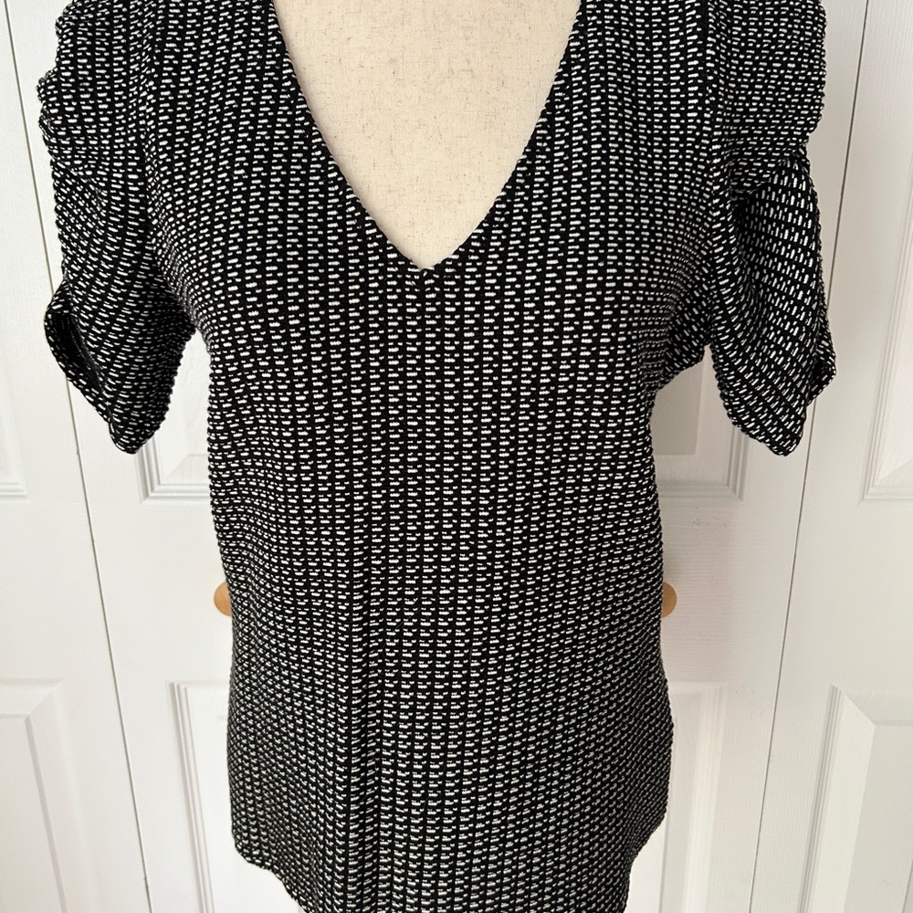 Black and White Women's Top